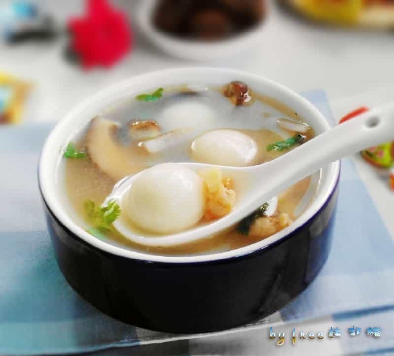 滋味咸汤圆汤