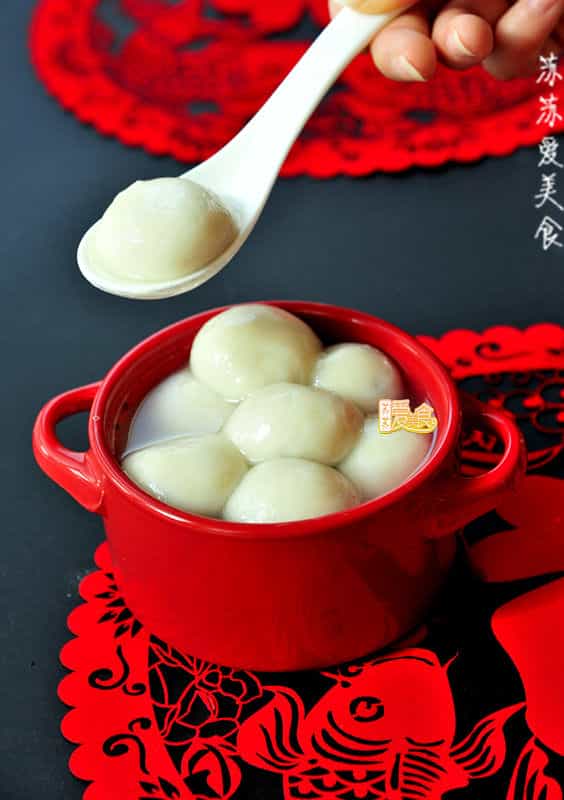 黑芝麻湯圓