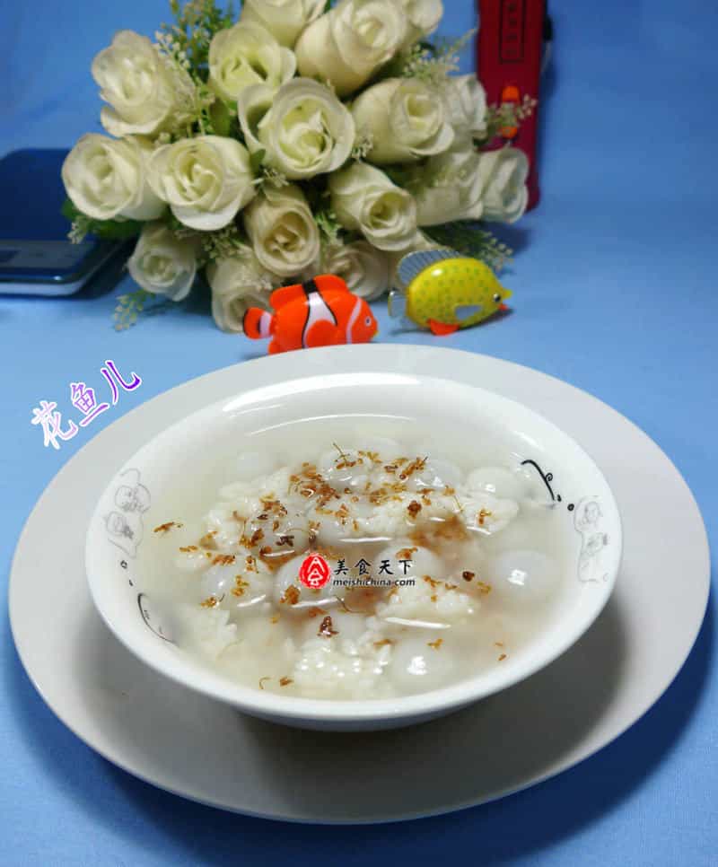 桂花酒釀小湯圓