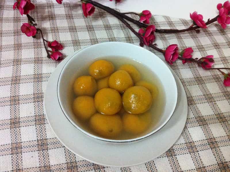 南瓜棗泥湯圓