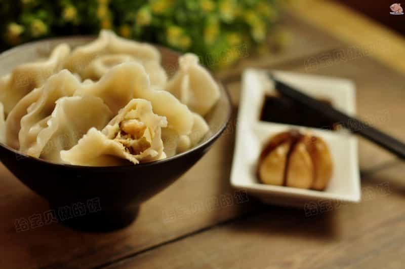 絲瓜蝦仁餃子