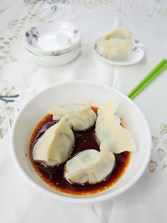 苜蓿豬肉餃子