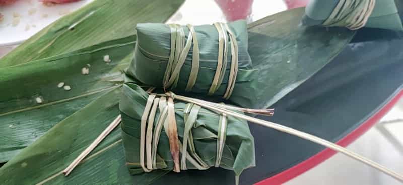包粽子