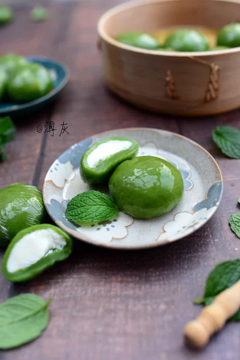 鮮奶青團