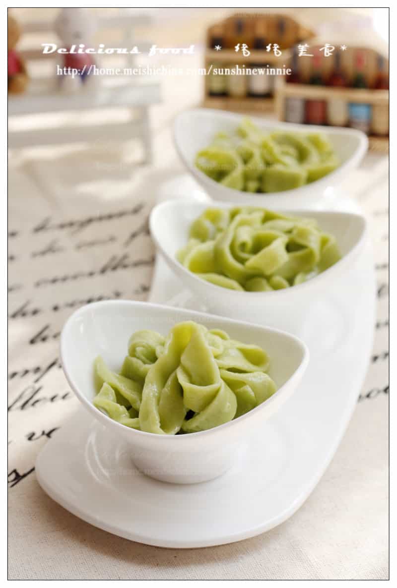 菠菜手擀麵