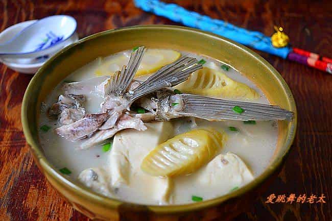 春筍豆腐鱸魚頭湯