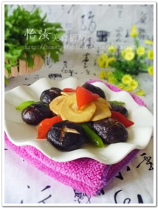 香菇燜春筍