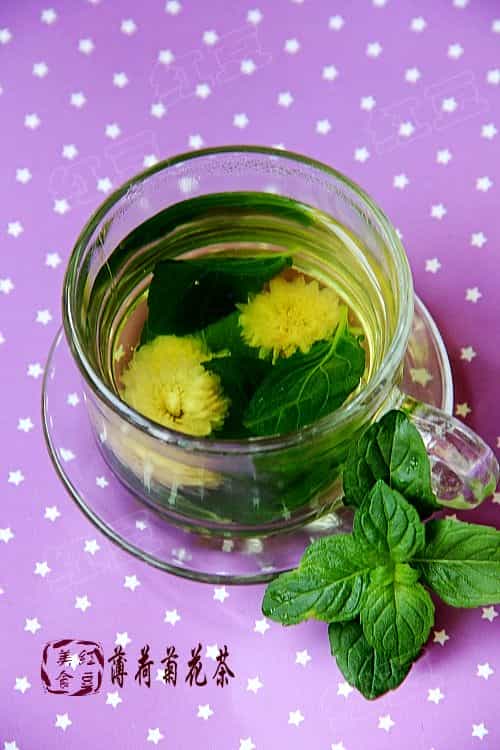 薄荷菊花茶