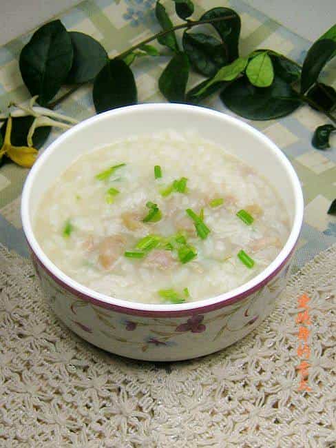 金銀花瘦肉粥