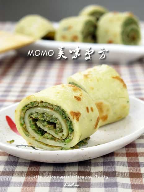 香椿蛋捲