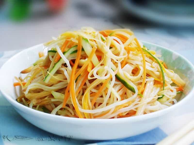 黃花菜拌粉絲
