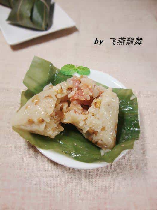 花生綠豆排骨粽子