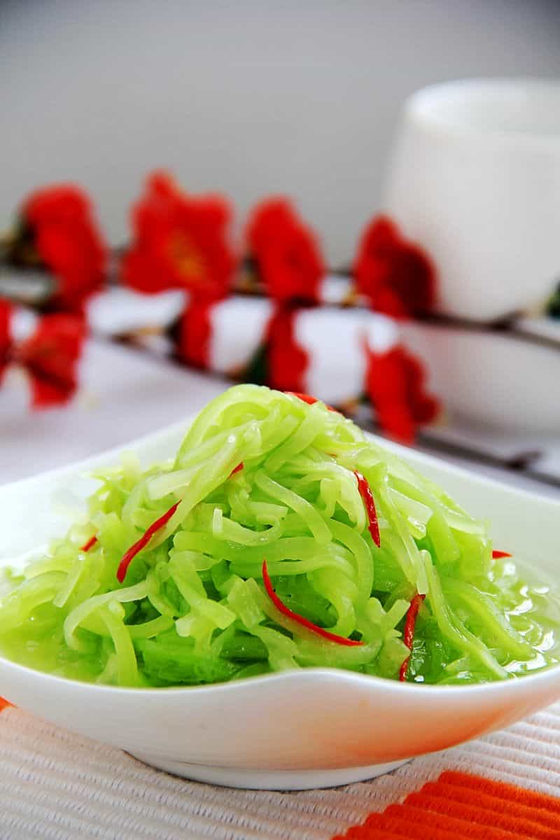 蔥油萵筍