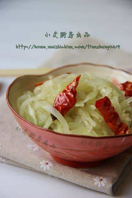熗拌萵筍絲
