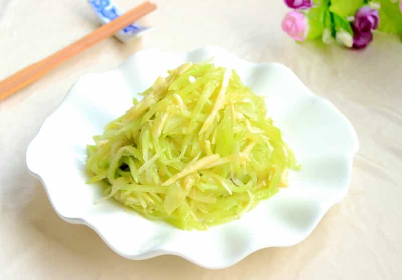 炒萵筍冬筍絲