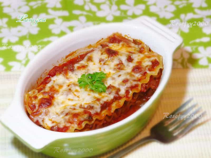 Lasagna 烤寬麵條