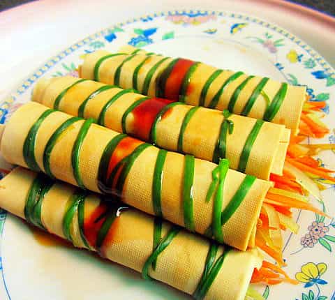 蠔油豆皮卷