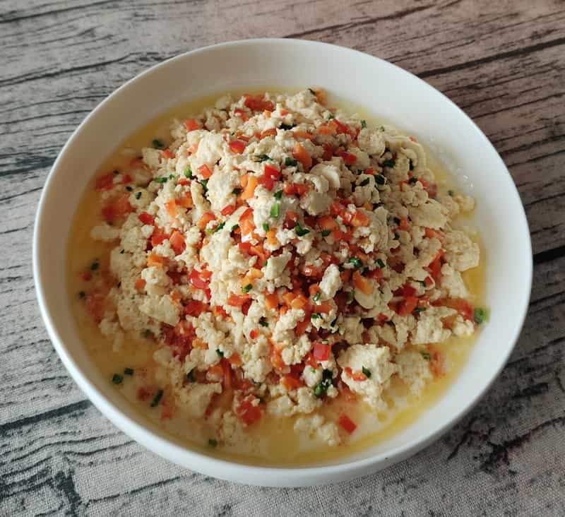 紅尖椒炒豆腐