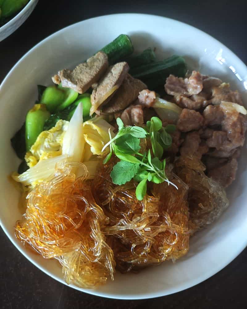 瘦肉蒸蕉芋粉絲