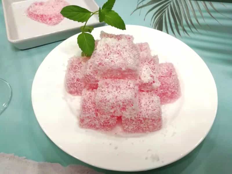 火龍果皮椰蓉果凍