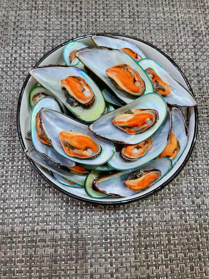清蒸青口貝