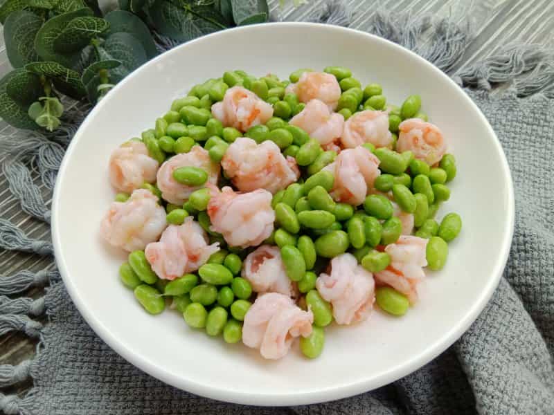 毛豆米炒蝦仁