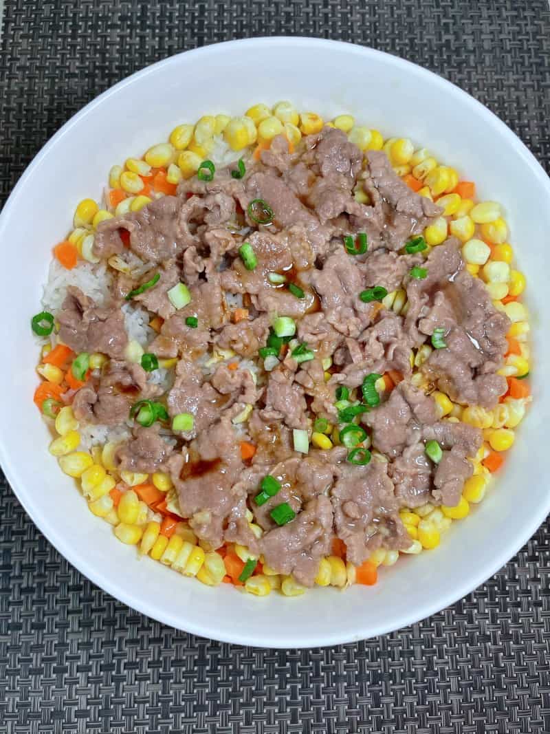 玉米牛肉蒸飯