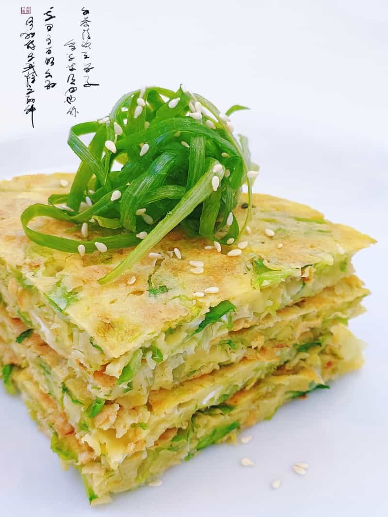 油麥菜蛋餅