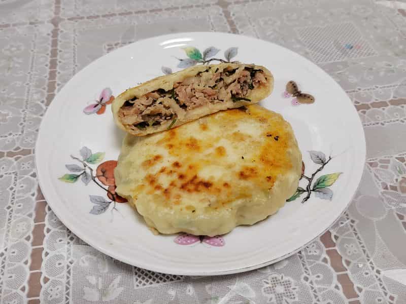蘿蔔絲肉餡油煎餅