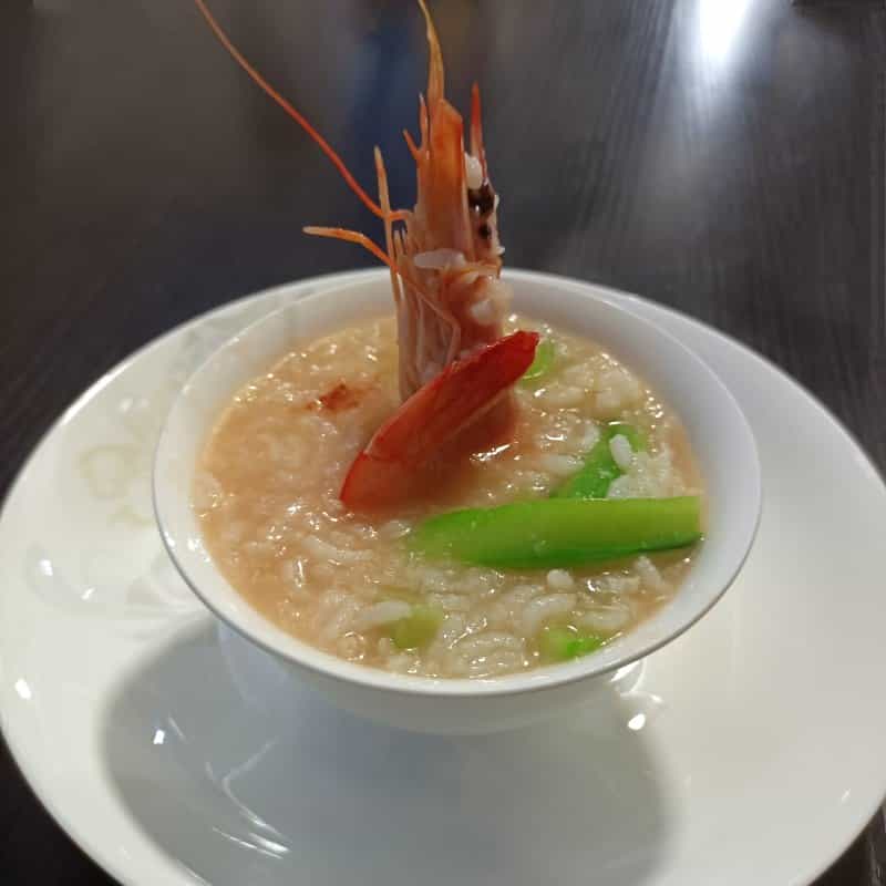 絲瓜鮮蝦粥
