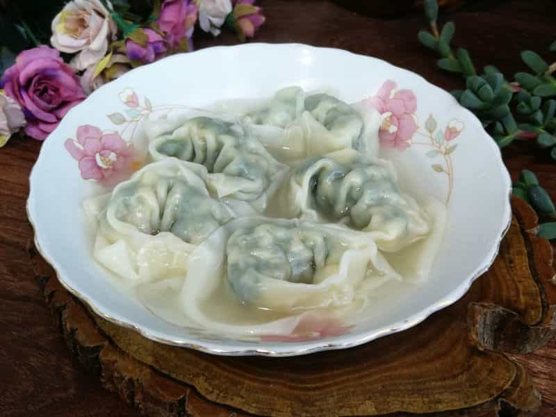 蝦仁薺菜大餛飩