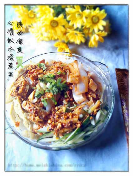 自製陝西麻醬涼皮