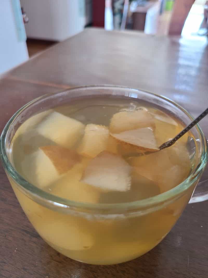 雪梨蜂蜜水