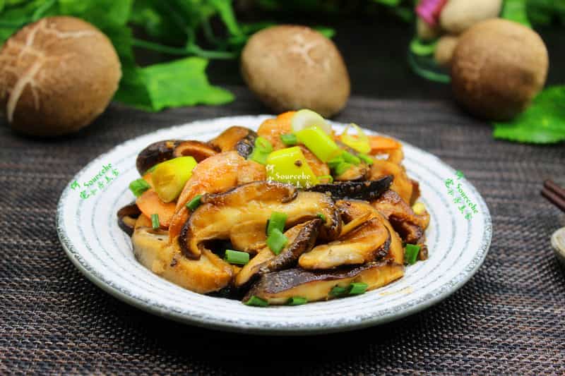 香菇炒蝦仁