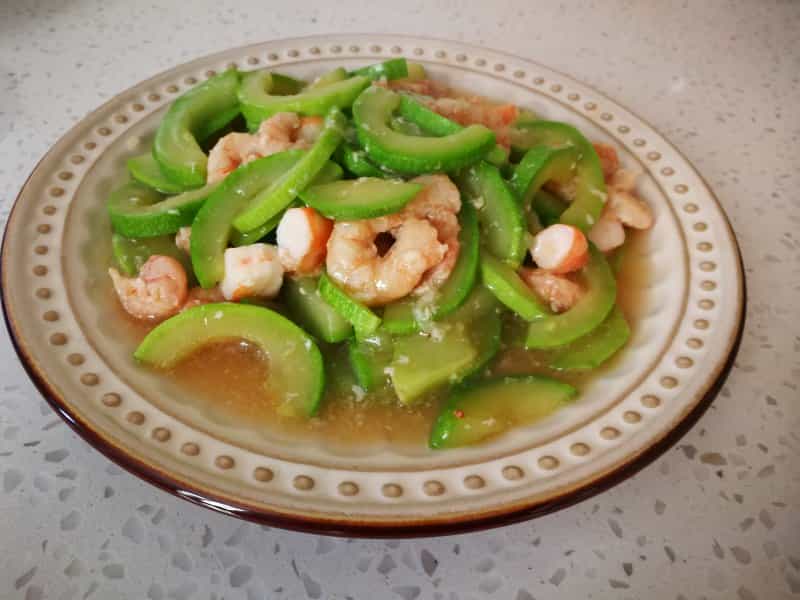 茭瓜扒蝦仁