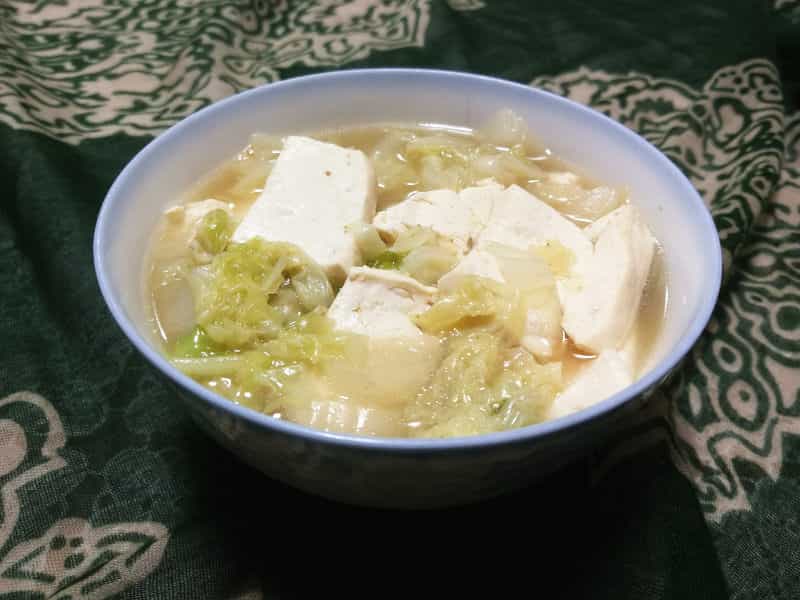高麗菜燉豆腐