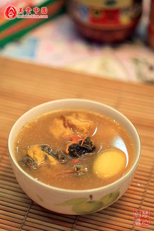 花旗參烏雞湯