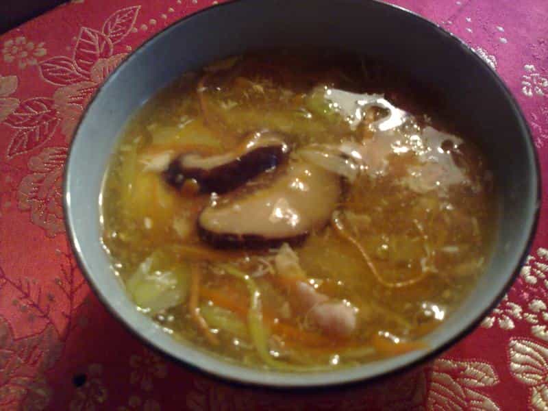 蟲草花香菇湯