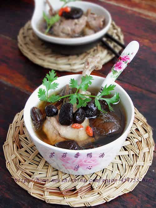 茶菇煲番鴨