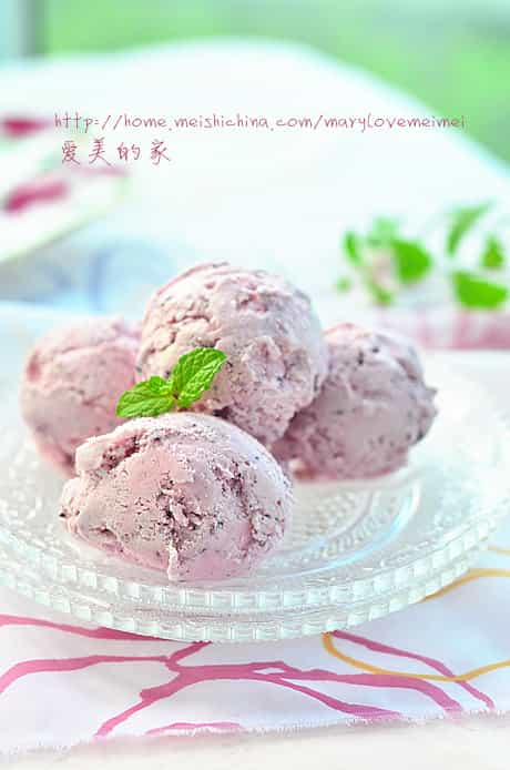 藍莓優格冰淇淋