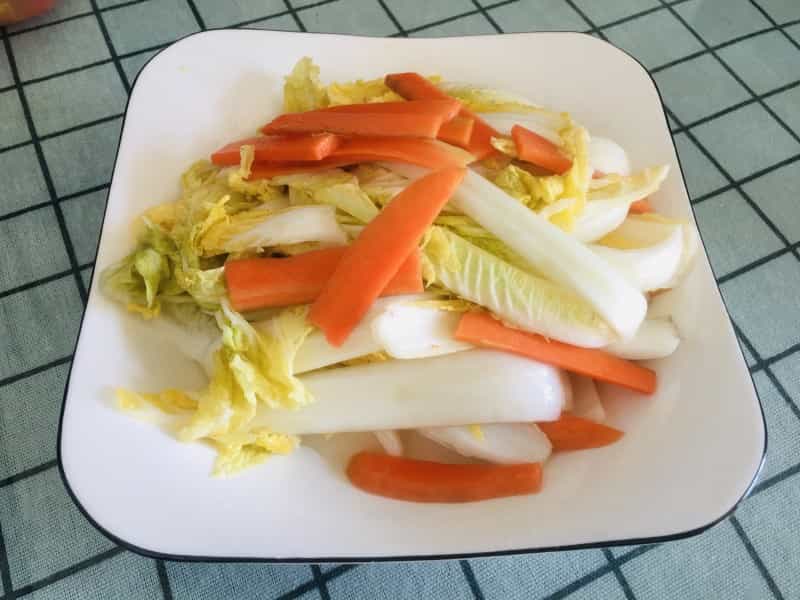 泡胡蘿蔔娃娃菜
