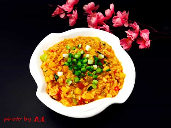 番茄青菜燙飯