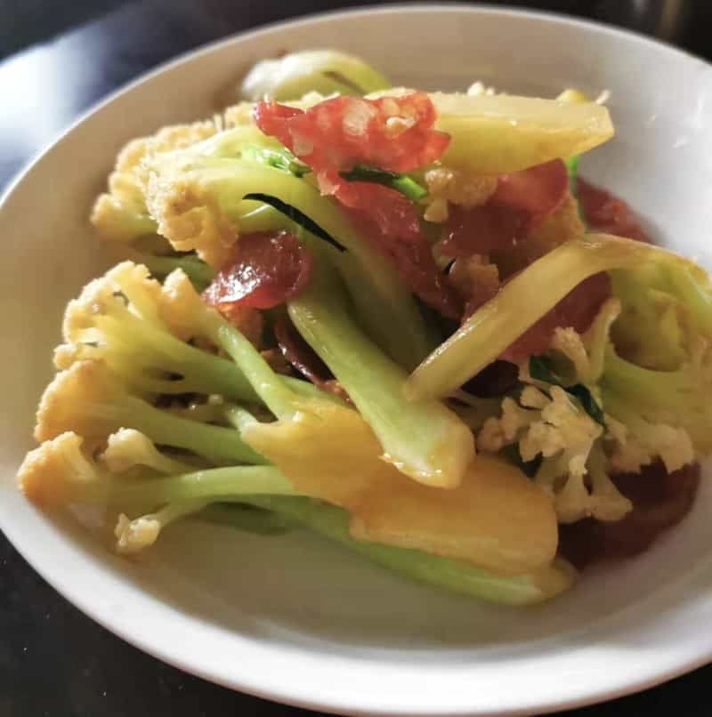 菜花炒臘腸