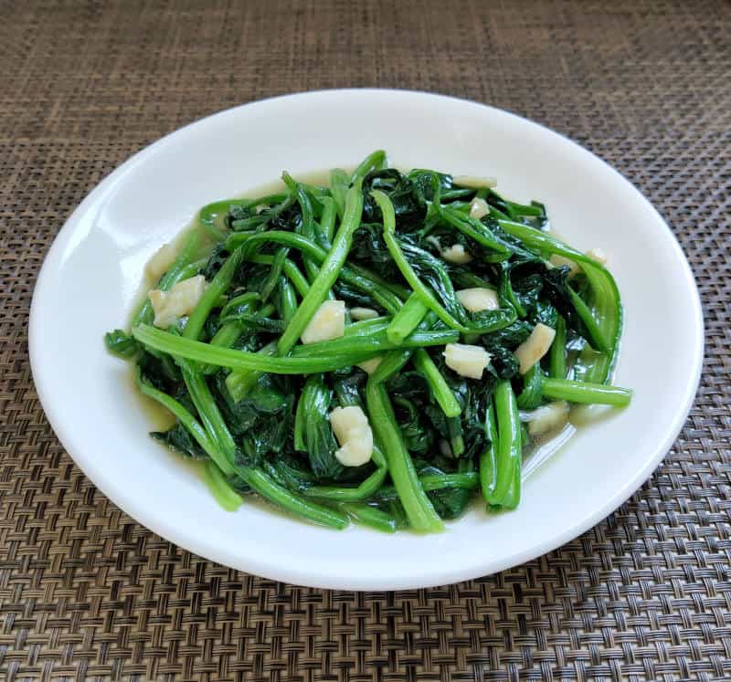 蒜香炒菠菜