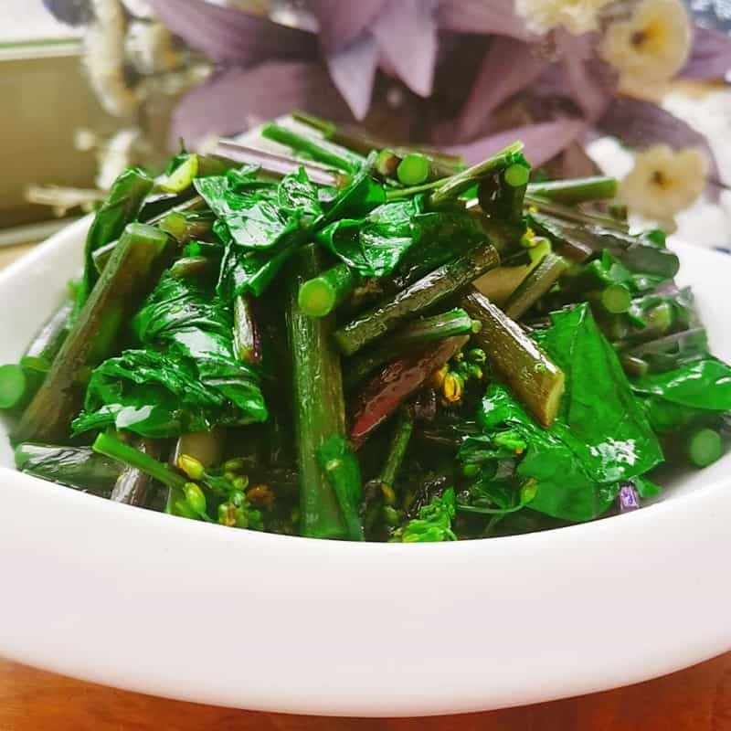 素炒紅菜苔
