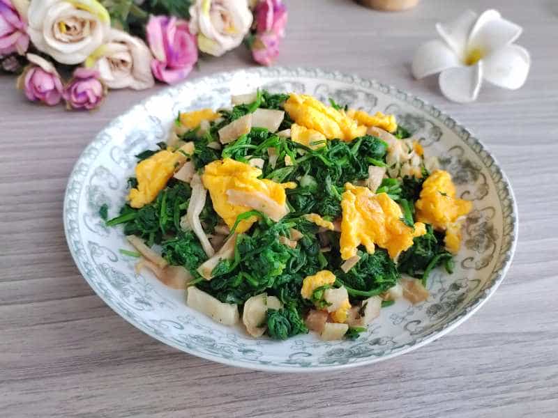 薺菜冬筍炒蛋