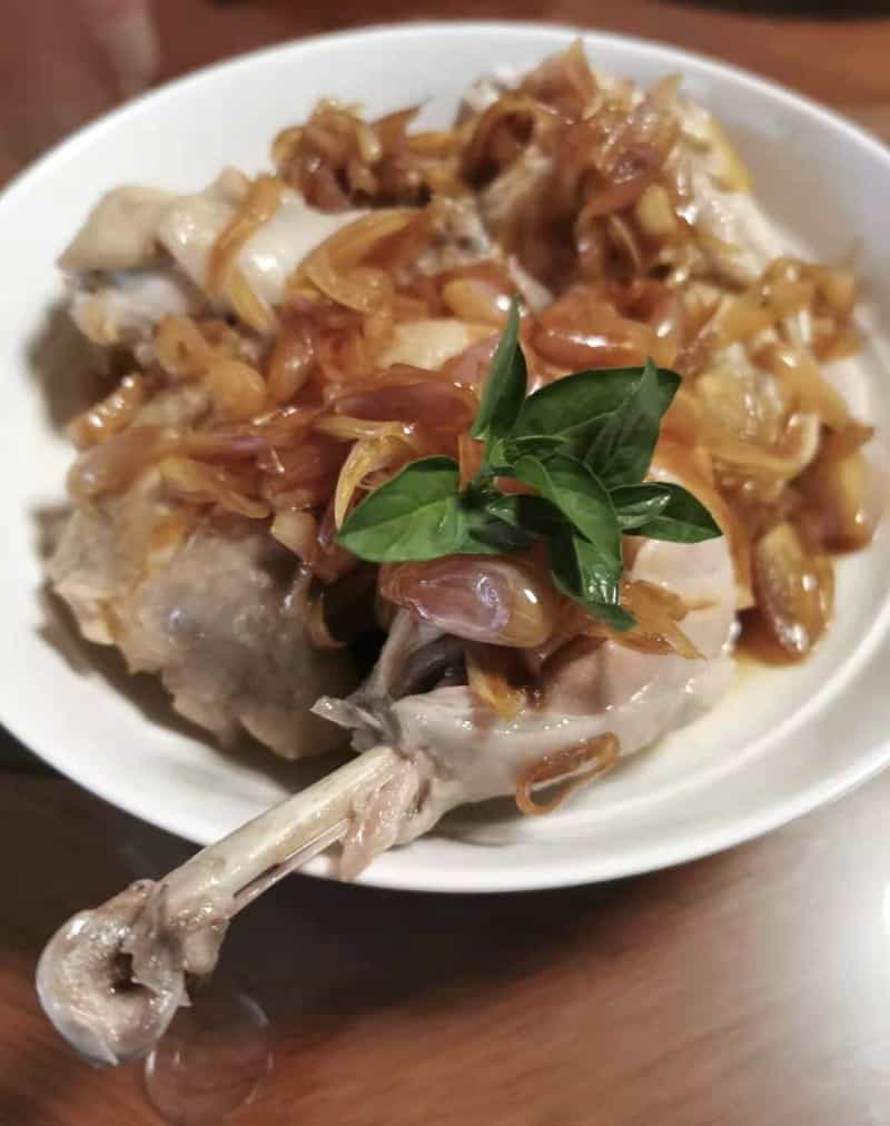 紅蔥頭淋雞