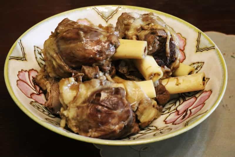 羊腿兩吃