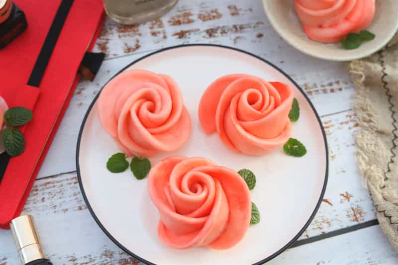 玫瑰花饅頭