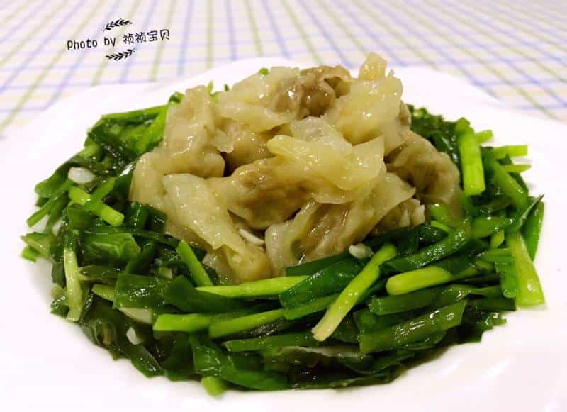 韭菜炒肉燕